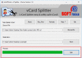 vCard splitter safe to split vCard file