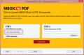 Screenshot of Credilla MBOX to PDF Converter Wizard 1.0