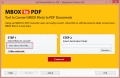 Screenshot of SoftTweak MBOX to PDF 4.2