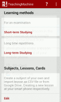 Screenshot of MM3-TeachingMachine - Flashcard - Learning with my mobile 2016-434