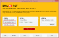 Screenshot of Credilla EML to PST Tool 3.0