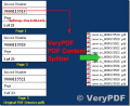 Split PDF file by keyword