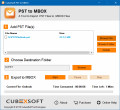 Screenshot of PST file to MBOX Converter 2.0