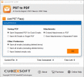 Screenshot of PST to PDF Export 1.1