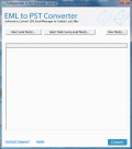 Screenshot of Convert EML Mail into PST 7.0.4