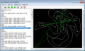 Simulating 2D CNC cutting path