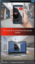 Turn your PC or smartphone to security camera