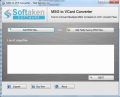 Screenshot of Softaken MSG to vCard Converter 1.0
