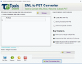 Screenshot of ToolsGround EML to PST Converter 1.0