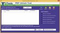Screenshot of ToolsGround PDF Unlock Tool 1.0