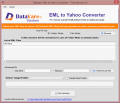 Screenshot of Datavare EML to Yahoo Converter 1.0