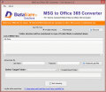 Screenshot of Datavare MSG to Office 365 Converter 1.0