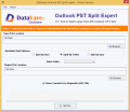 Screenshot of DataVare Outlook PST Split Expert 1.0