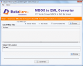 Screenshot of DataVare MBOX to EML Converter Expert 1.0