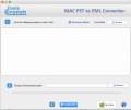 Screenshot of ToolsCrunch Mac PST to EML Converter 1.0