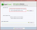 Screenshot of GainTools EML Duplicate Remover 1.0