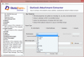 Screenshot of Datavare Outlook Attachment Extractor 1.0