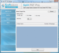 Screenshot of Outlook PST Split 1.0