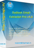 Screenshot of Outlook Email Data Extractor 4.0