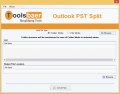 Screenshot of Toolsbaer Oprogramowanie PST Split 1.0