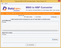 Screenshot of Datavare MSG to NSF Converter 1.0