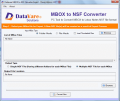 Screenshot of Datavare MBOX to NSF Converter Expert 1.0
