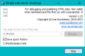 Screenshot of Simple web server 1.23