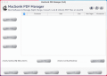 Screenshot of MacSonik PDF Manager Tool 21.7