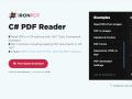 Screenshot of C# PDF Reader 2021.9.3678