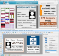 Visitor Id maker software to design gate pass