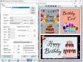 Screenshot of Windows Birthday Cards Maker Software 8.3.0.1