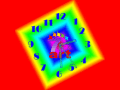 Screenshot of 7art Neon Clock ScreenSaver 1.1