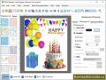 Screenshot of Printable Birthday Card Software 9.8.2.3