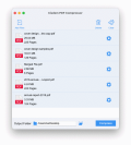 Batch compress PDF files on Mac.