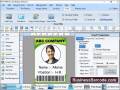 Screenshot of Business ID Card Software 11.3.3.1