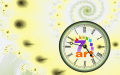 Screenshot of 7art Mirror Clock ScreenSaver 1.1