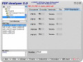Screenshot of PDF-Analyzer 4.0
