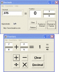 Fraction Decimal calulator