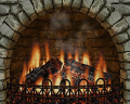 Screenshot of 3D Realistic Fireplace Screen Saver 3.9.2.1