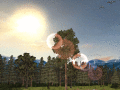 Screenshot of Mountain Lake 3D Screensaver 1.4