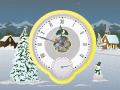 Screenshot of Christmas Clock ScreenSaver 2010.1