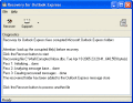 Screenshot of Recovery for Outlook Express 1.2.0845