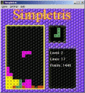 A tetris game with online highscores