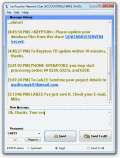 Screenshot of LanToucher Network Chat 1.0RC