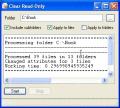 Screenshot of Clear Read-Only 1.1