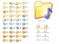 Get extensive icon sets of folder icons