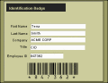 Screenshot of Barcode Plug-in for FileMaker 7.1
