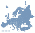Screenshot of Europe Map Locator 1.6
