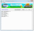 Screenshot of SpotMSN Password Recover 2.1