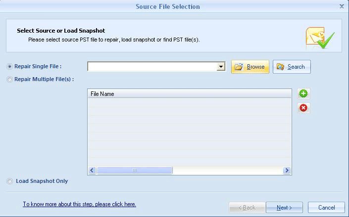 outlook pst repair